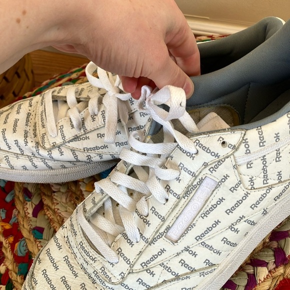 Reebok Club Classic White Sneakers with Logo Overbranded - Picture 7 of 7